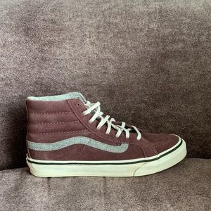 high top light purple vans